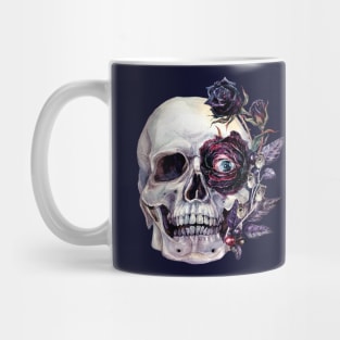 The Flowers of Evil | Skull Mug